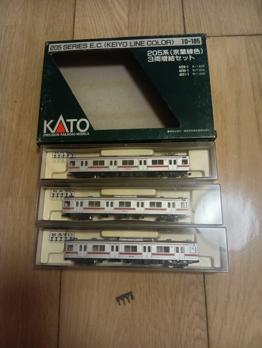 10-184&10-185 205系 直流通勤形電車（京葉線色）基本＆増結セット 205系京葉線色(ドア小窓車) 基本＆増結セット | KATO(カトー) 10