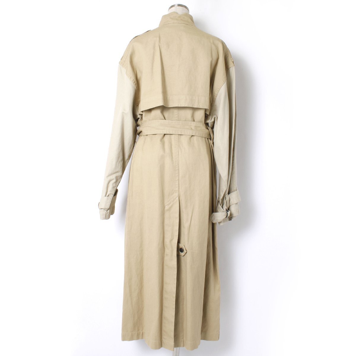 【タグ付き・新品・定価135,300円】ISABEL MARANT ETOILE KENDEL ロングトレンチコート size36 22PMA1095 イザベルマランエトワール_画像5