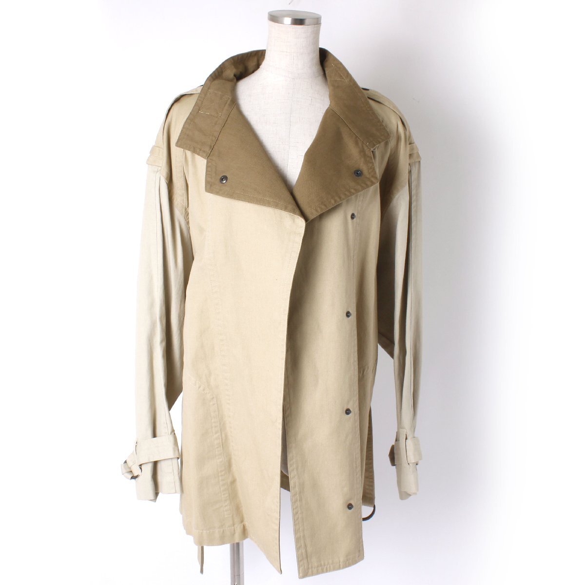 22ss【タグ付き・新品・定価99,000円】ISABEL MARANT ETOILE KELLY ショートトレンチコート size36 22PVE1726 イザベルマランエトワール_画像7