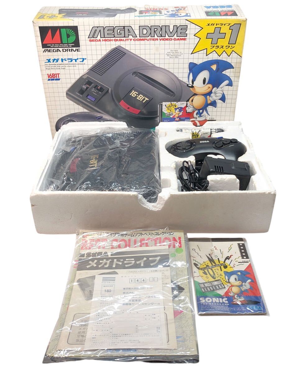 (レトロ商品)SEGA 16BIT メガ ドライブ HAA−2510 SEGA MEGA DRIVE +1 16BIT HAA-2510 セガ メガドライブ プラス