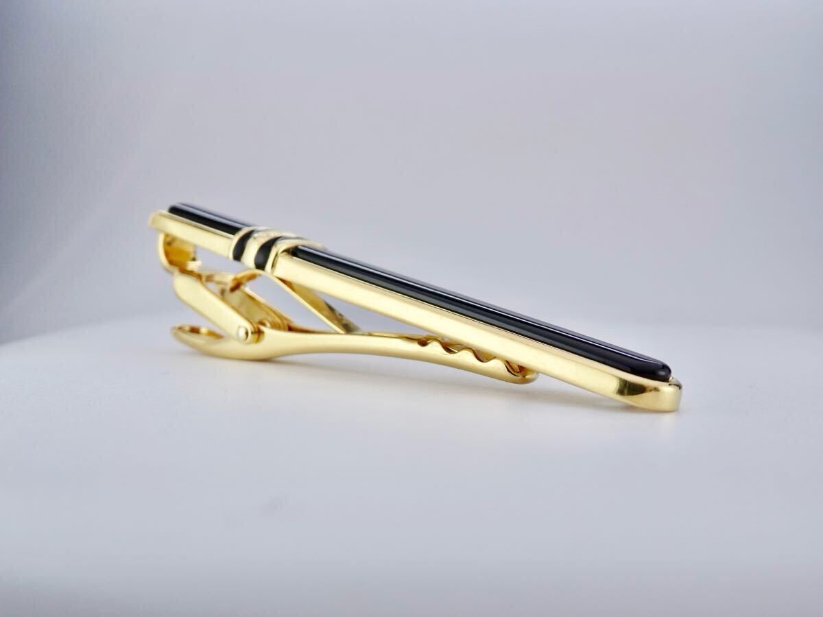 MONTBLANC オニキス　ネクタイピン　タイピン　タイバー　モンブラン　tie bar 7-7-455_画像6