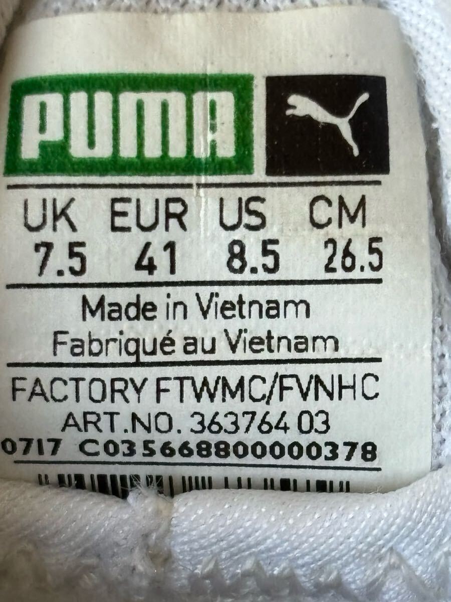 PUMA プーマ TSUGI DISC プーマ ツギ ディスク メンズ 26.5cm ホワイト_画像5