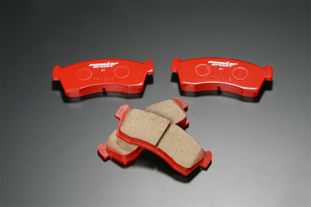 モンスタースポーツ ブレーキパッド type-S1 フロント用 1台分 エブリイワゴン DA17W 15.02～（1～5型） R06A ターボ 2WD/4WD_画像2