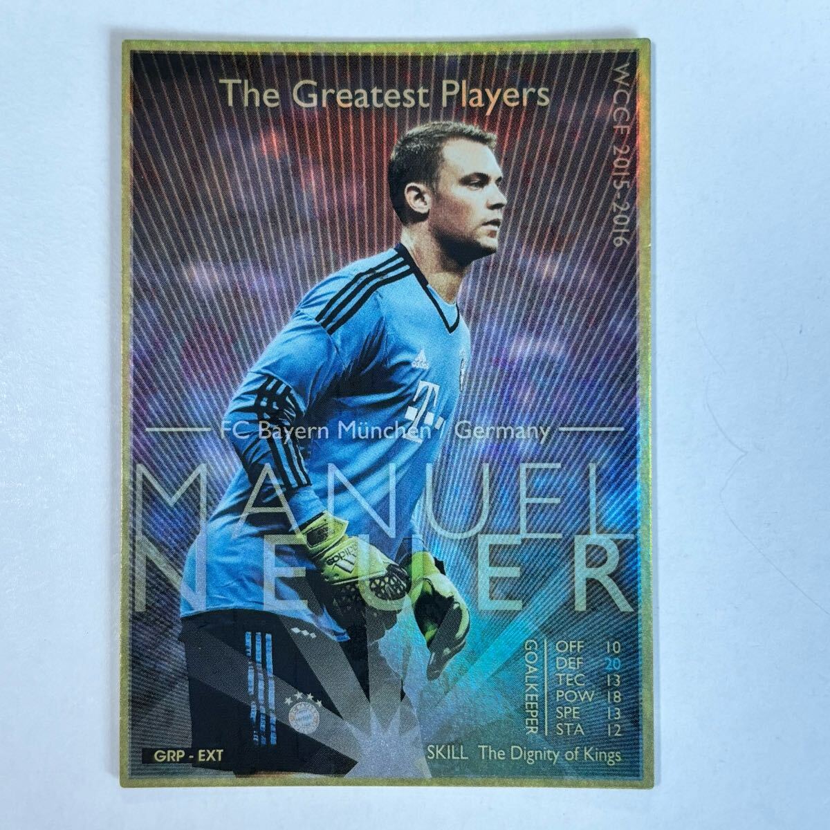 ?Panini WCCF 2015-2016 GRP マヌエル?ノイアー Manuel Neuer Bayern Munchen?四點(diǎn)落札で普通郵便送料無料?