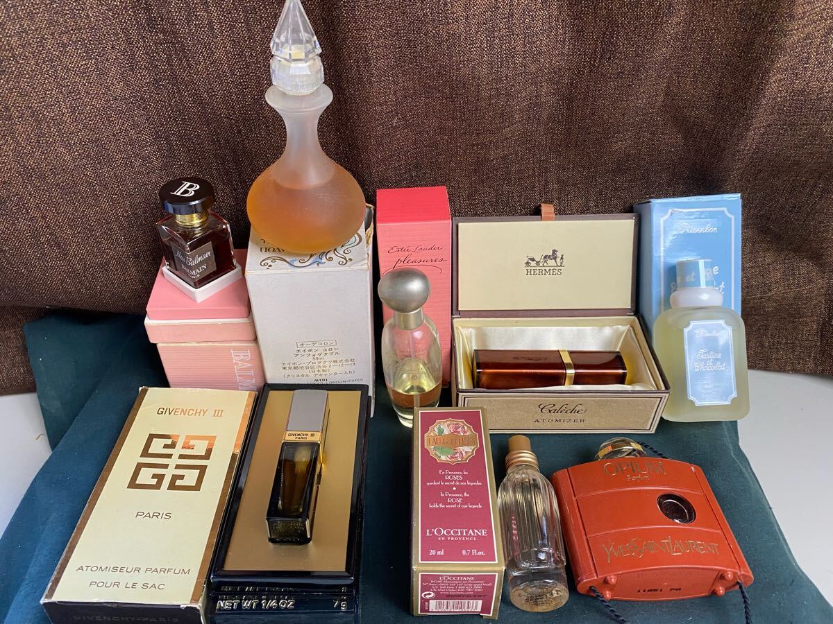 香水　17本　まとめ売り LANCOM、イブサンローラン、GIVENCHY 他 香水 BALMAIN GIVENCHY イヴ・サンローラン まとめ売り(香水