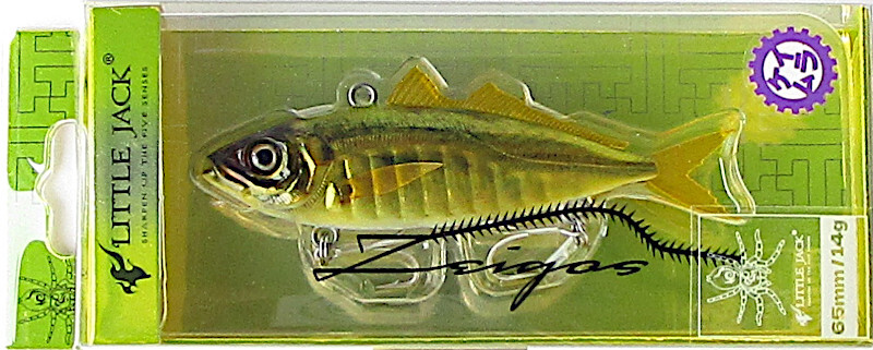リトルジャック ゼイゴス (ZEIGOS) 65mm/14g　#04 UV(ケイムラ) ゴールドアジ_画像2