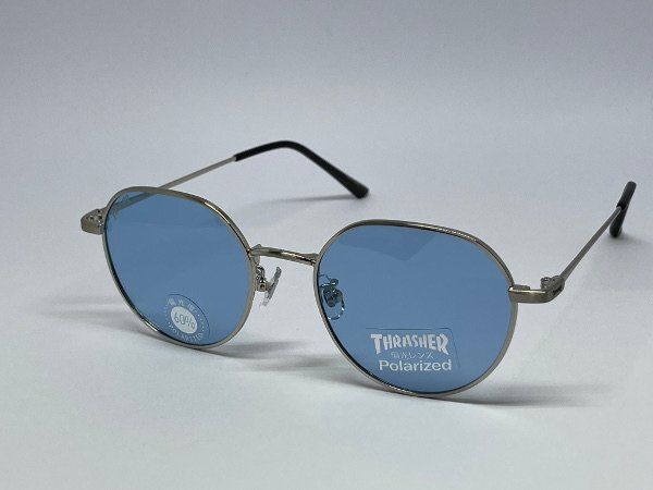 サングラス THRASHER スラッシャー ARCHE(アーチェ)2047 SI-LBL 偏光レンズ・ブルー_画像1