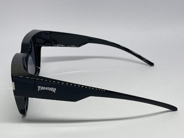 送料無料 眼鏡の上から装着ＯＫ サングラス THRASHER スラッシャー LEAP(リープ)775 BK-SMP オーバーグラス 偏光レンズ・スモーク_画像2