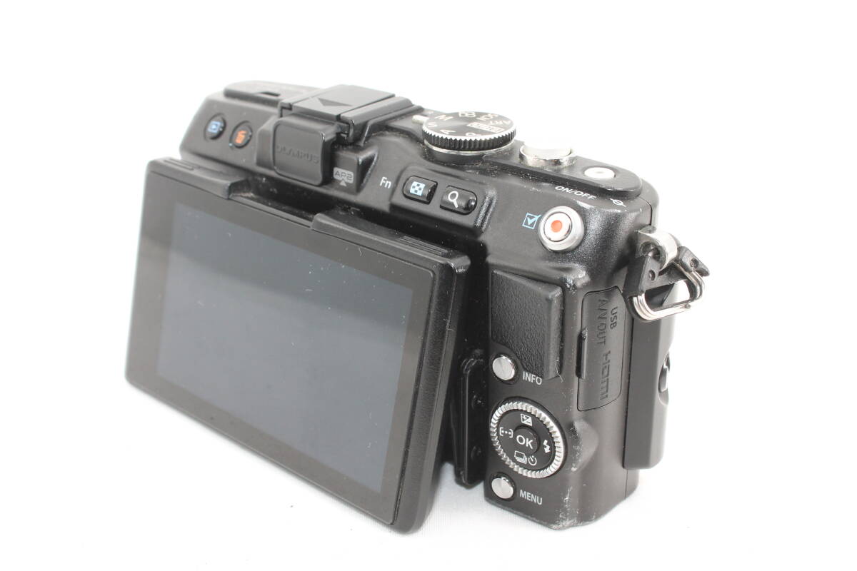 【20250705KNB-23】OLYMPUS ミラーレス一眼 PEN Lite E-PL5 ボディ ブラック 