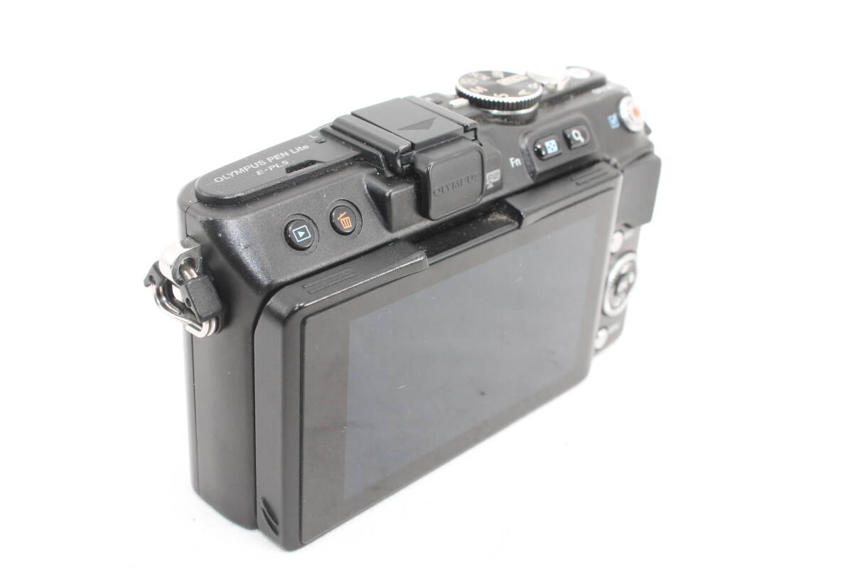 【20250705KNB-23】OLYMPUS ミラーレス一眼 PEN Lite E-PL5 ボディ ブラック 