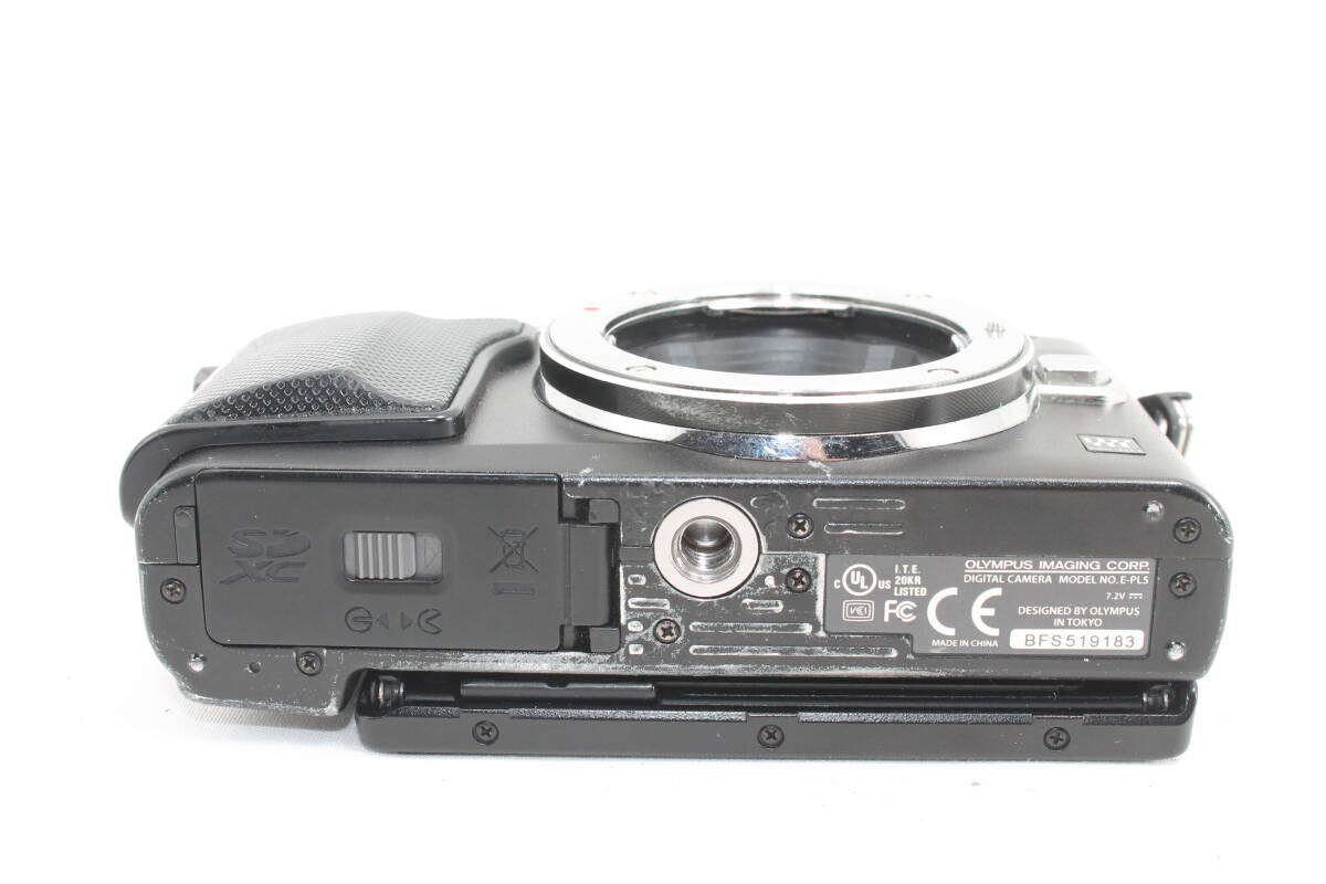 【20250705KNB-23】OLYMPUS ミラーレス一眼 PEN Lite E-PL5 ボディ ブラック 