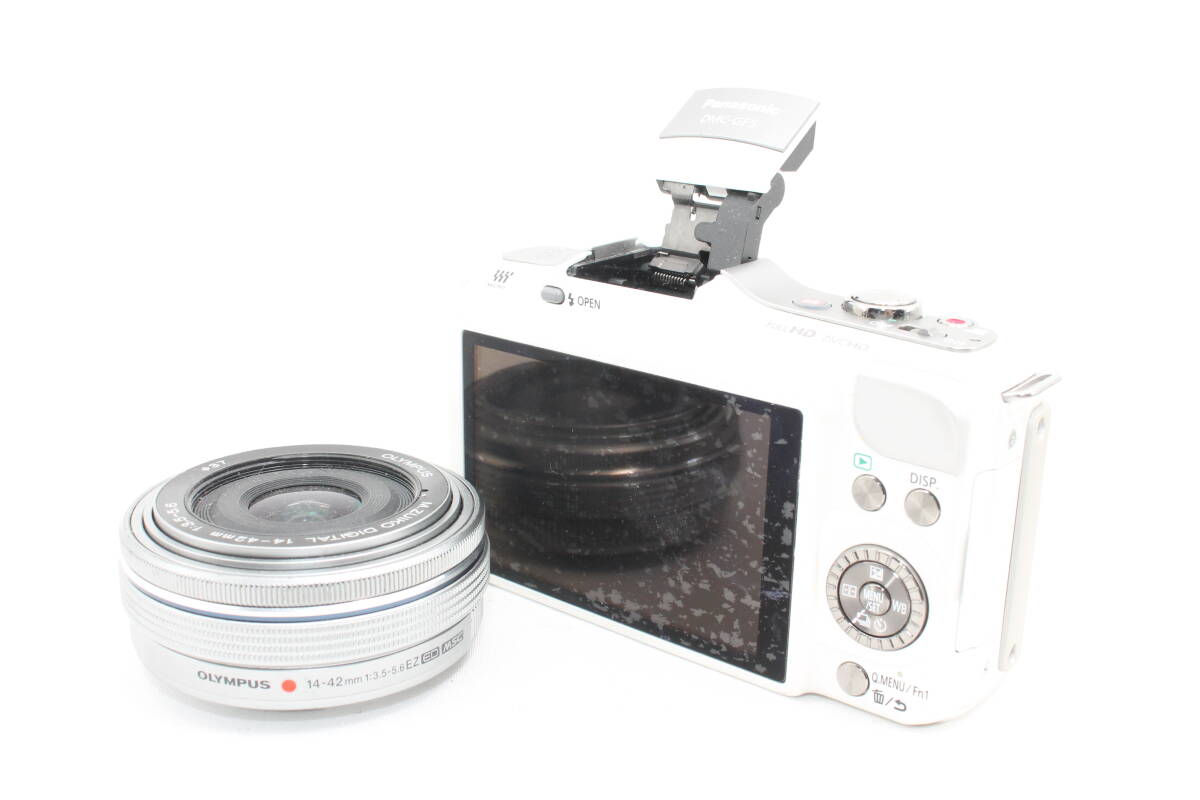 【20250705KNB-28】パナソニック(Panasonic) GF5 ボディ オリンパスパンケーキ14-42