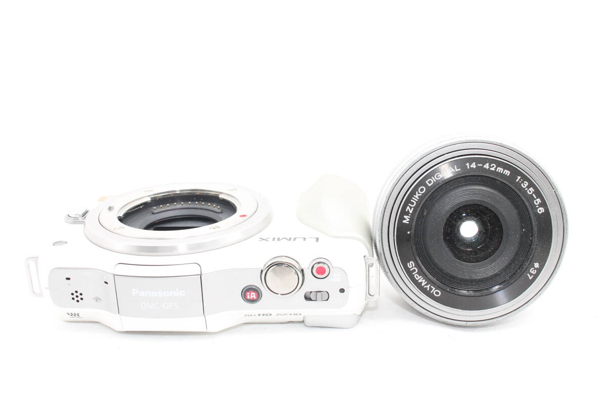 【20250705KNB-28】パナソニック(Panasonic) GF5 ボディ オリンパスパンケーキ14-42