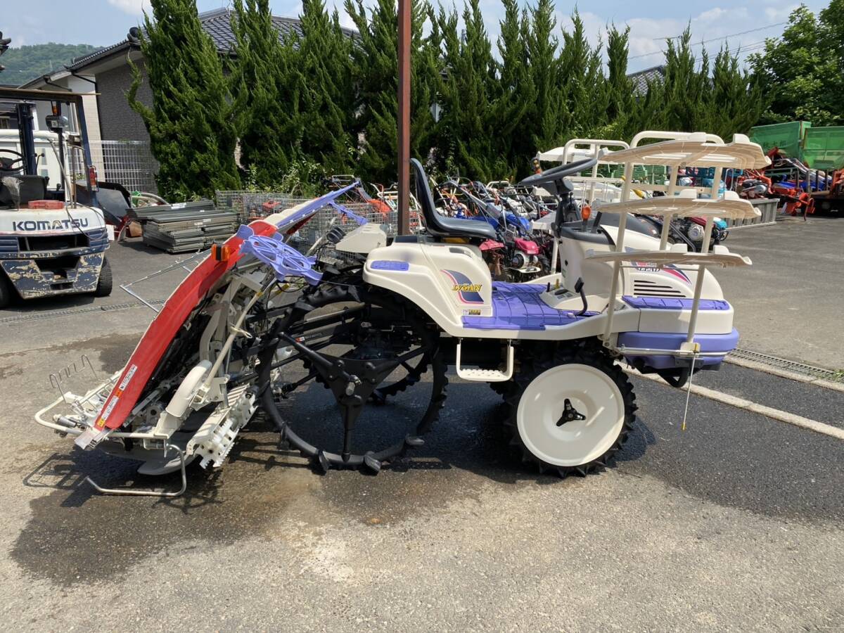 【京都】 三菱 田植え機(jī) LV5AN 79時(shí)間 整地ローター 5條植え セル ガソリン 予備苗臺(tái) HST パワステ 14馬力 走行?植付動(dòng)作確認(rèn)済