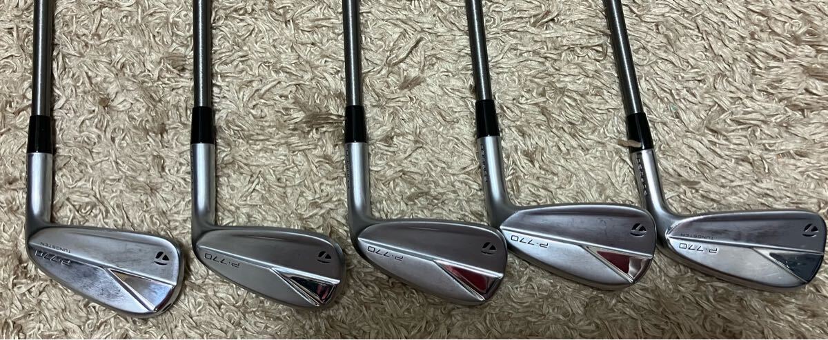 テーラーメイド　p770 スチールファイバーi95（s）6i〜PW イオミック　特注品　最終出品_画像2