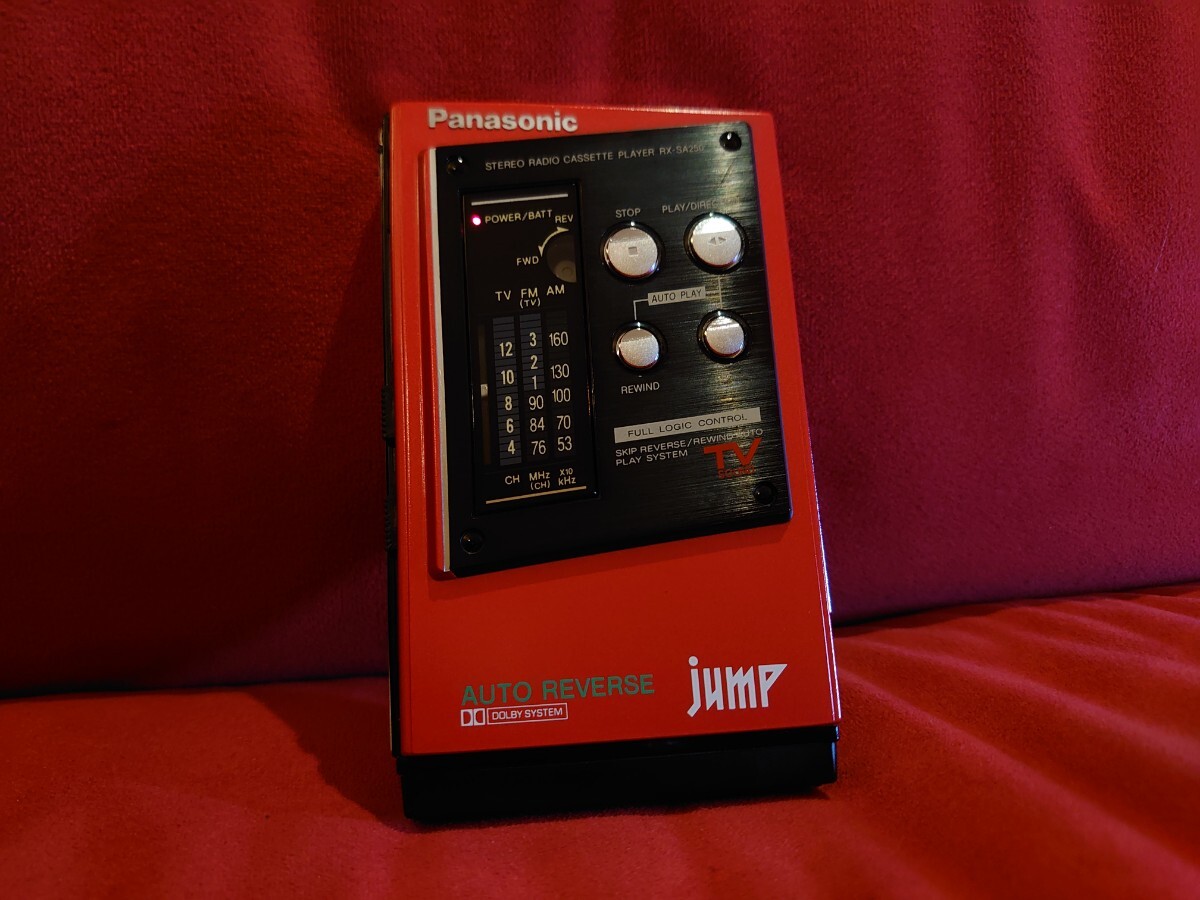 Panasonic RX-SA250 カセットプレーヤー Panasonic】RX-SA250 jump PORTABLE RADIO CASSETTE PLAYER