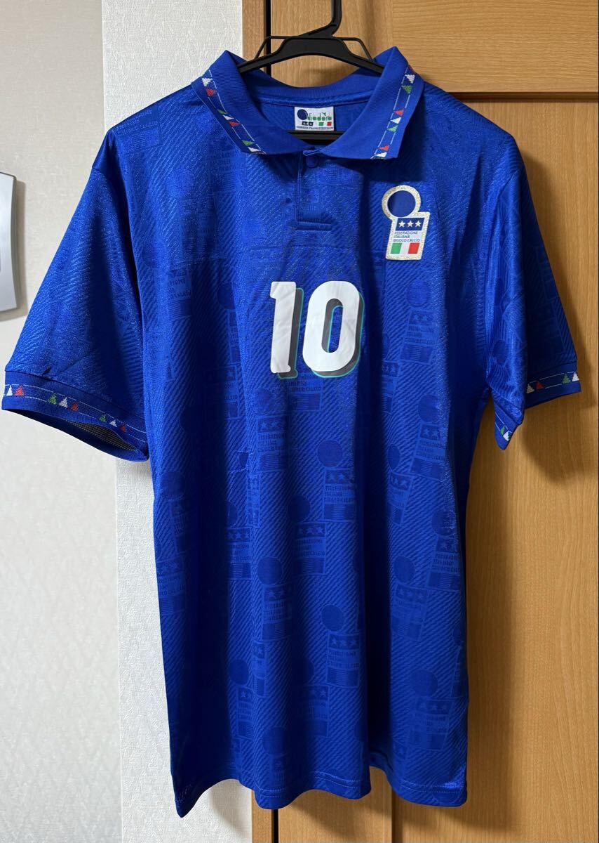 ロベルトバッジョ 1994 イタリア代表 ユニフォーム ディアドラ Lサイズ イタリア代表 ユニフォーム 1994ワールドカップ ロベルト