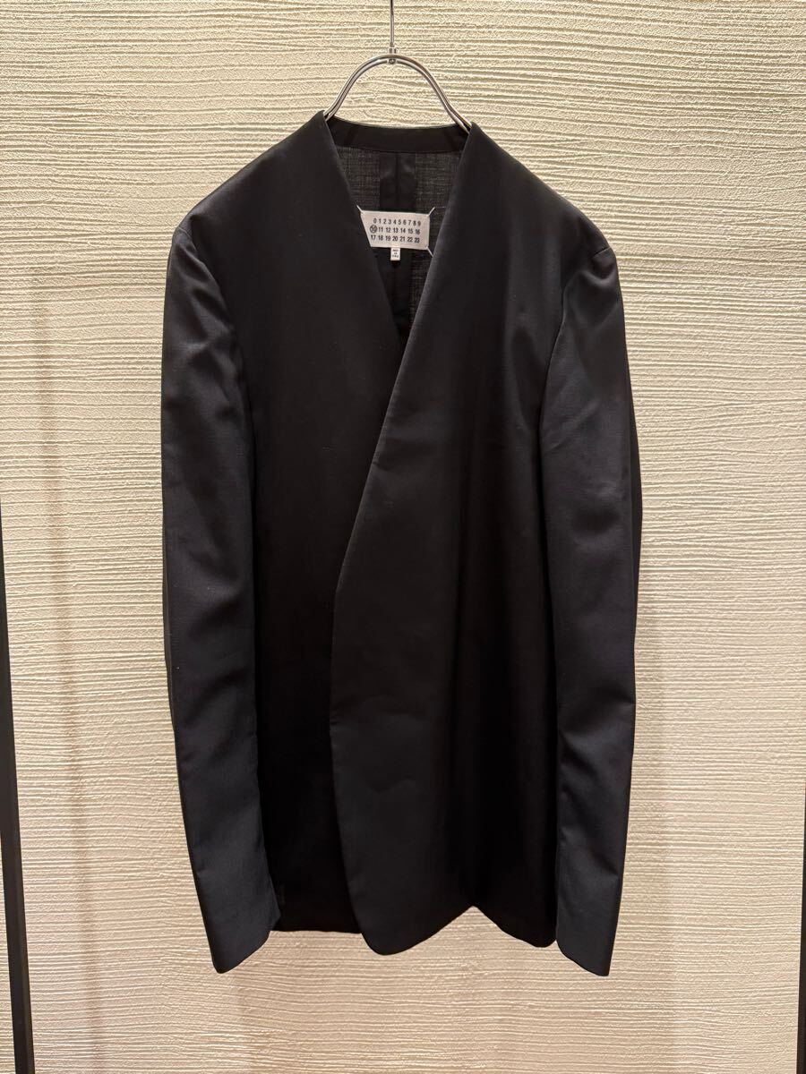 Maison Margiela ノーカラージャケット メゾンマルジェラ 46 Maison Margiela ノーカラージャケット メゾンマルジェラ 46
