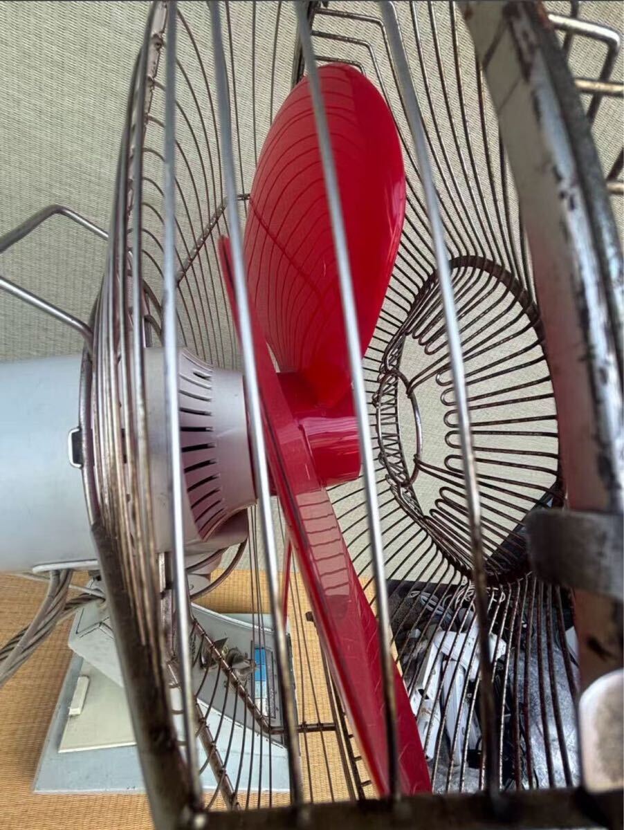 昭和 レトロ* National扇風機 F-35MA/3枚羽根35㎝動作確認済み ☆動作一部確認済み☆ NATIONAL/ナショナル F-35FR 扇風機 三枚