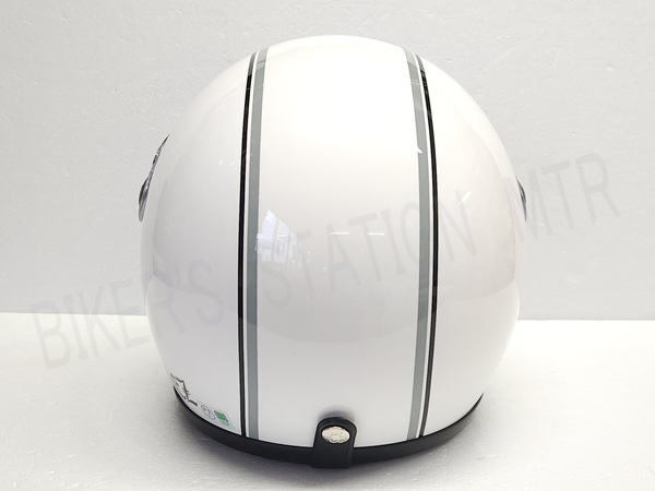 セール品　ライズ　JBヘルメット　ジェットヘルメット　ホワイトガンメタルブラック 10年の実績ロングヒットのジェットヘルメット、それがJBシリーズ