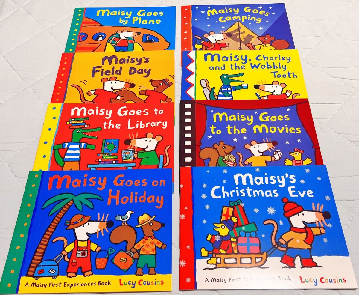 Anaok様 英語絵本8冊セット 大人気のMaisy メイシーちゃん英語絵本セット 8冊 Lucy Cousins