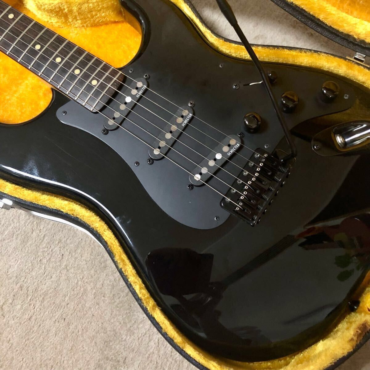 SCHECTER プロゲージシリーズ 本田毅風 オールブラック モンスタートーン SCHECTER プロゲージシリーズ 本田毅風 オールブラック