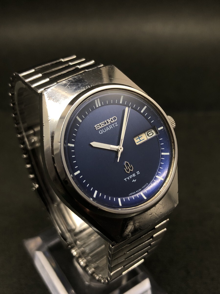 セイコー タイプⅡ 亀戸製 1977. Aug 上美品 オールドクオーツの名品 セイコー【タイプⅡ】亀戸精工舎1977年