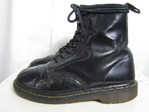 イングランド製　Dr.Martens ドクターマーチン　8ホールブーツ 27cm位　ブラック_画像2