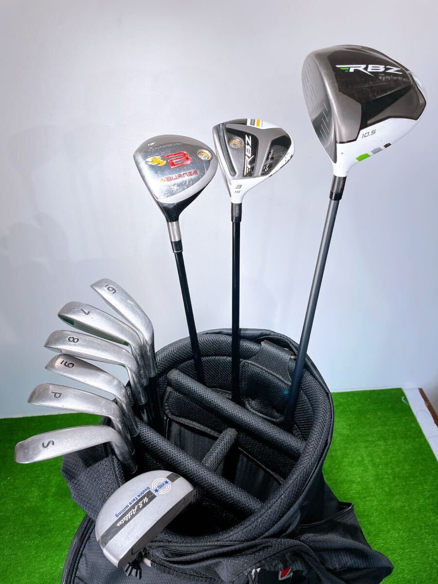 * редкий зеркальный tiTaylorMade RBZ BURNER* мужской Golf комплект TaylorMade Rocket мяч z10шт.@S левый левый выгода . начинающий комплект клюшек