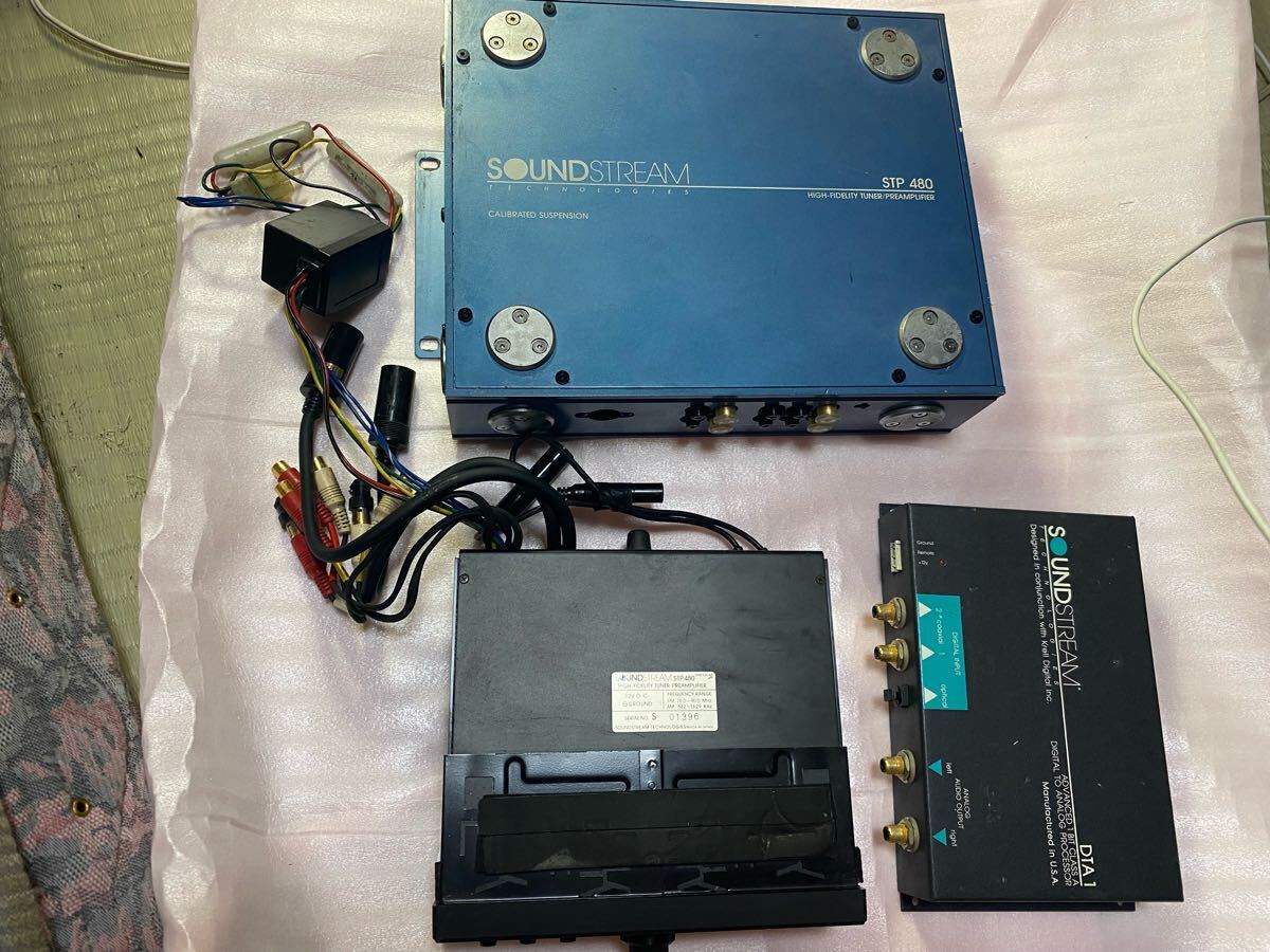 soundatream STP480 サウンドストリーム　カーオーディオ　通電確認OK 現状品　B170