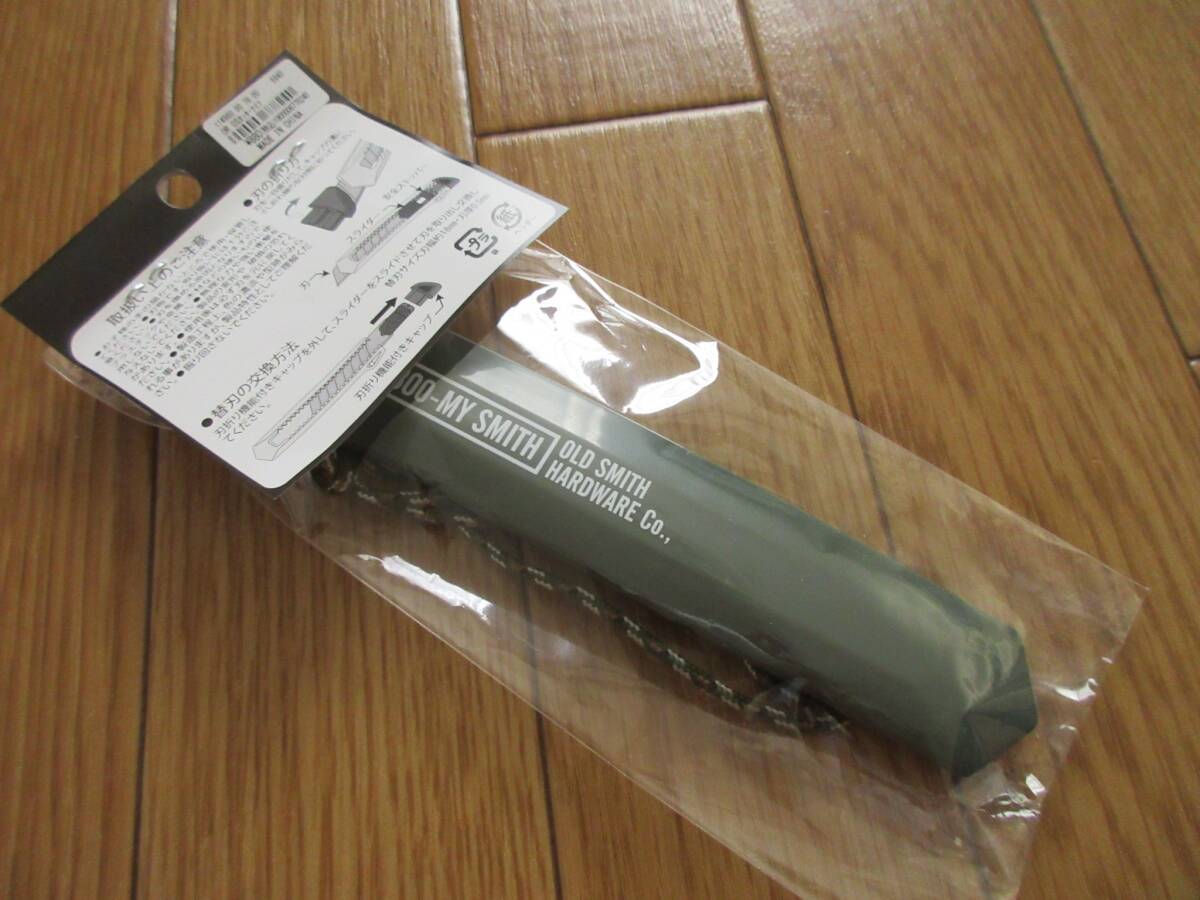 niko and... ニコアンド　OLD SMITH オールドスミス　カッターナイフ　（カーキ）　_画像10