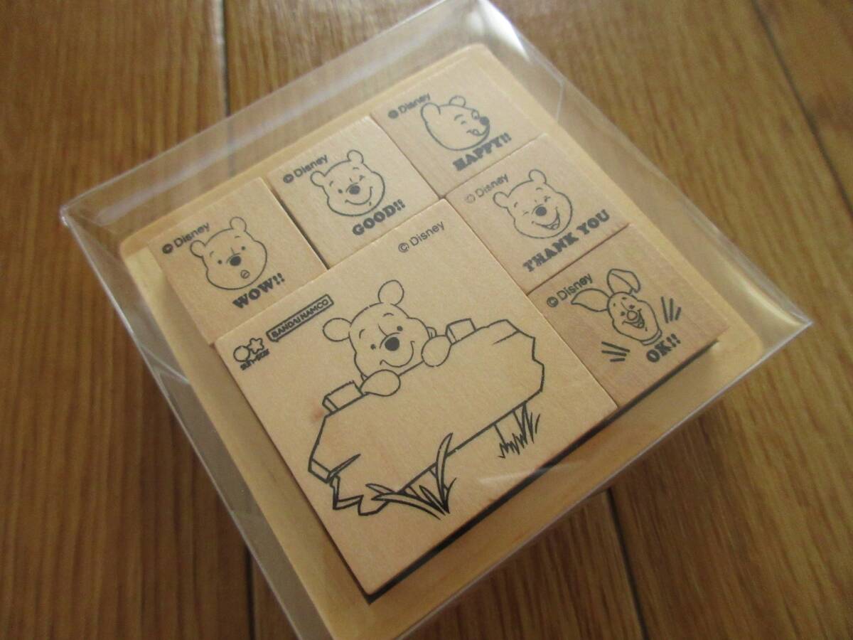 ディズニー くまのプーさん 木製 スタンプ (メッセージ) ハンコ はんこ デコ_画像8