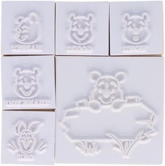 ディズニー くまのプーさん 木製 スタンプ (メッセージ) ハンコ はんこ デコ_画像2