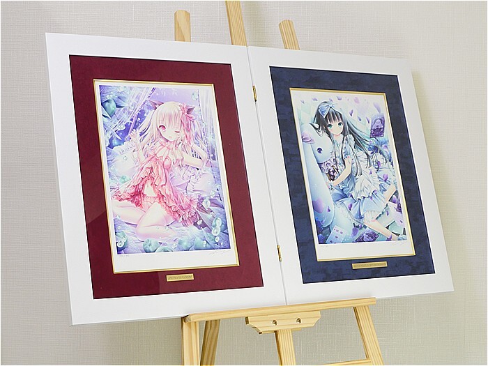 てぃんくる BULCIERO IN WONDERLAND アールビバン 版画 てぃんくる 版画 「PESCA DI LUPA・BLUCIELO IN WONDERLAND」 30