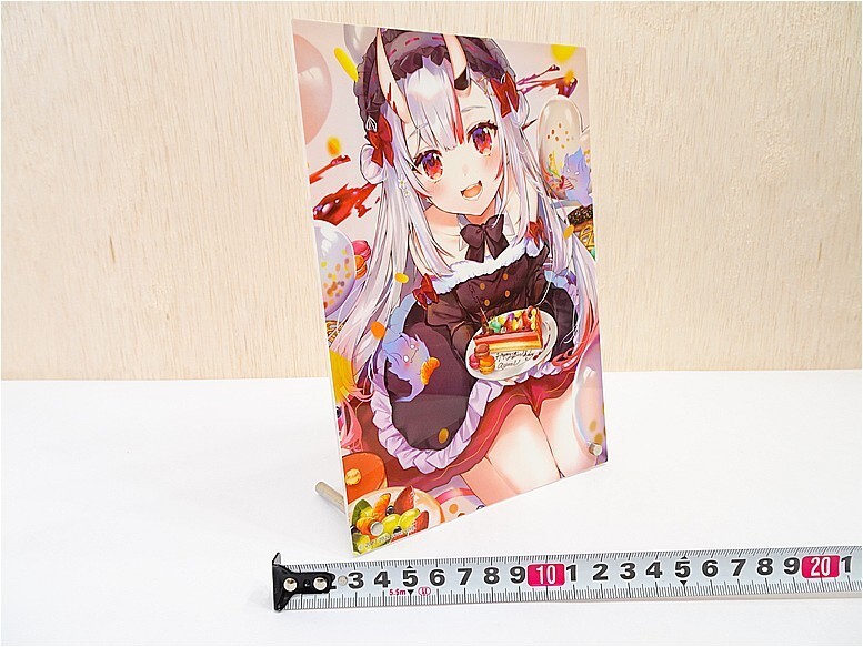 百鬼あやめ 誕生日記念2020 直筆サイン入りポストカード&アクリルパネル 百鬼あやめ 誕生日記念2020 アクリルスタンド+複製サイン入り