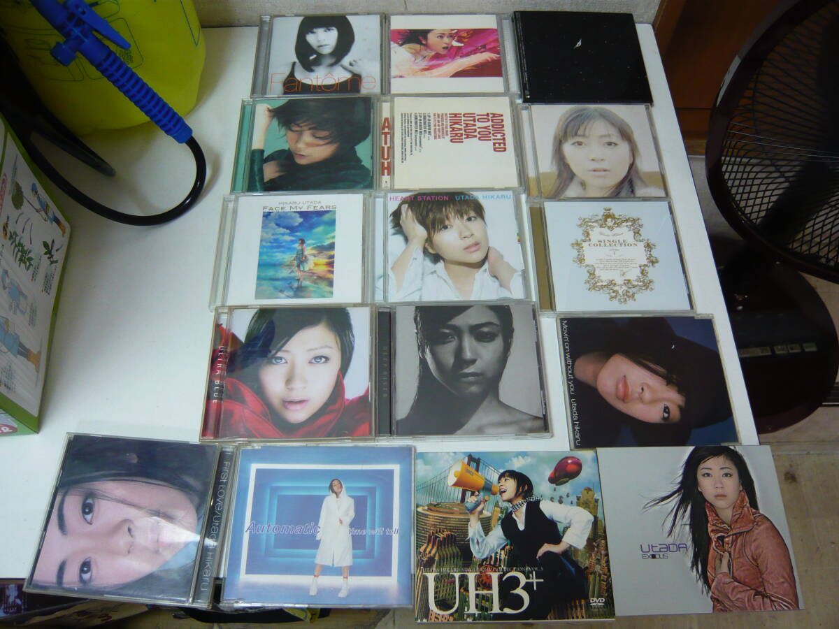 宇多田ヒカル CD DVD まとめ売り 宇多田ヒカルCD.DVD☆16本セット UTADA HIKARU SINGLECOLLECTION