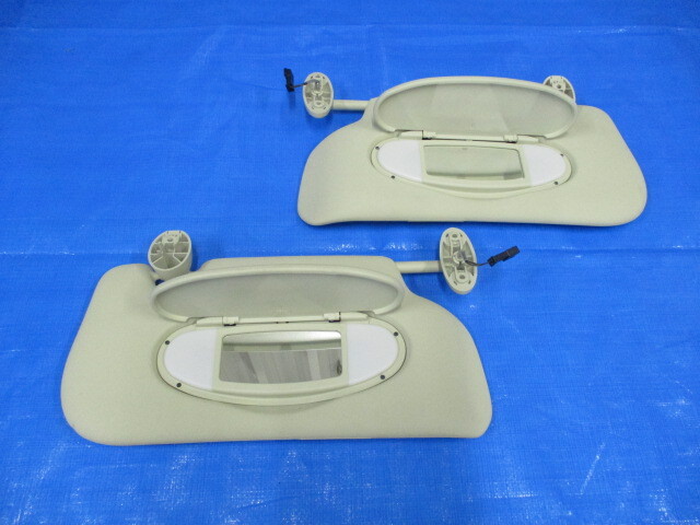 ●BMW MINI mini ミニ 後期 R56 R55 純正 サンバイザー 右 左 運転席 助手席 運転席右横 3点セット クリーム系 作動確認済みです●　_画像4