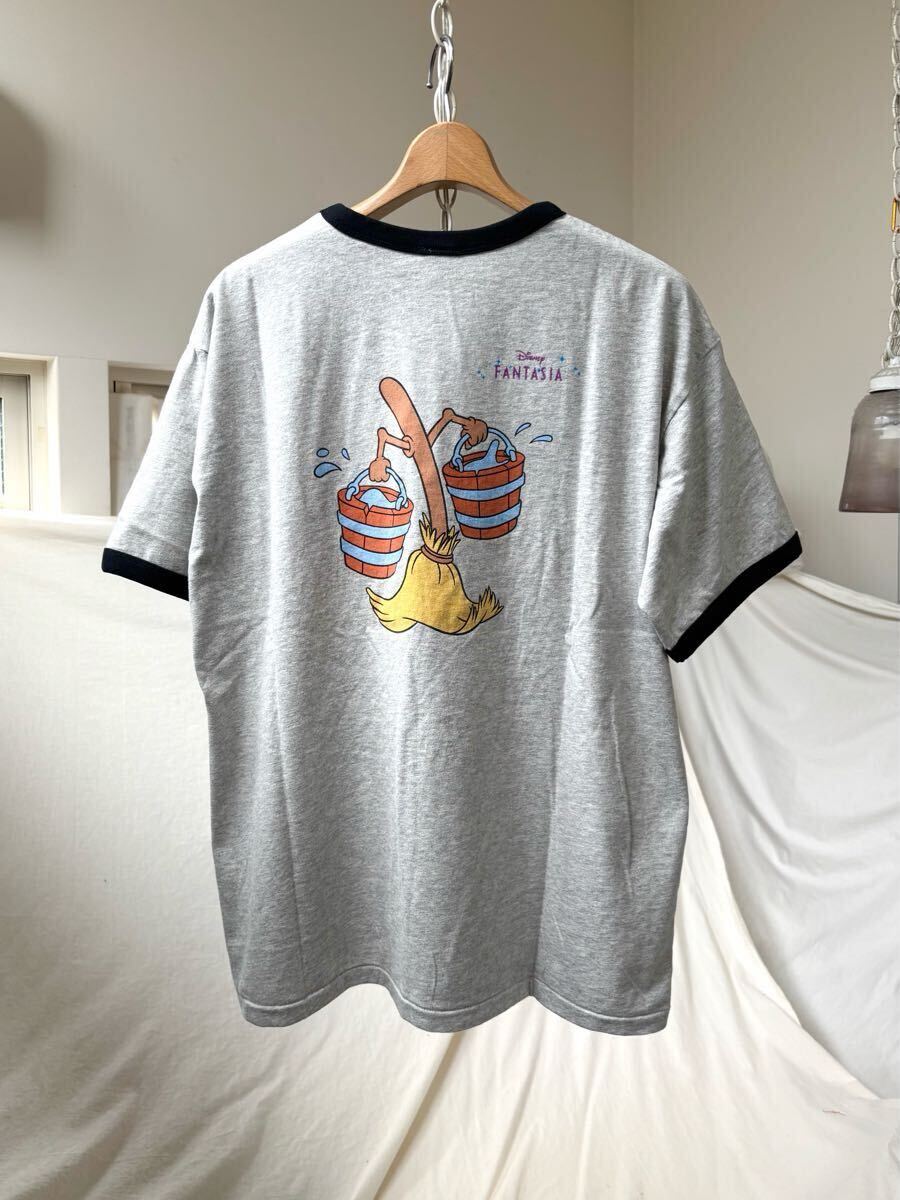 M новый товар Journal Standard JS специальный заказ MICKEY MOUSE Mickey Mouse FANTASIA вентилятор tajia. свет принт футболка Lynn ga-T.. серый 