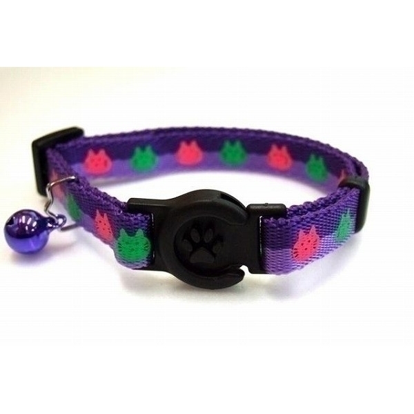  холм . завод ошейник для кошки .... цвет лиловый 