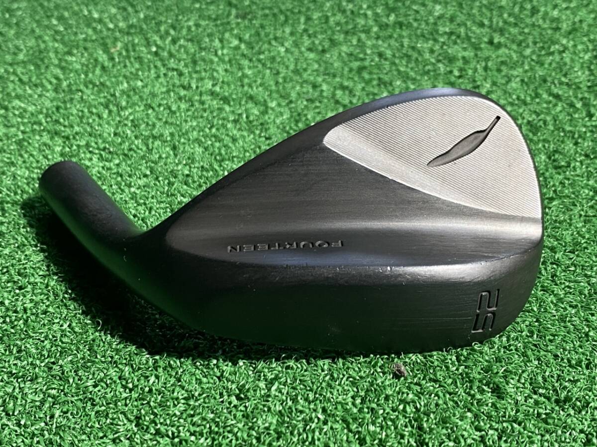 超美品! 工房限定品! 激スピン! クラフトフォーティーンGOLF CRAFT FOURTEEN F Wedge 52° 黒染めヘッド スパイン調整 MOI 工賃込!_画像3