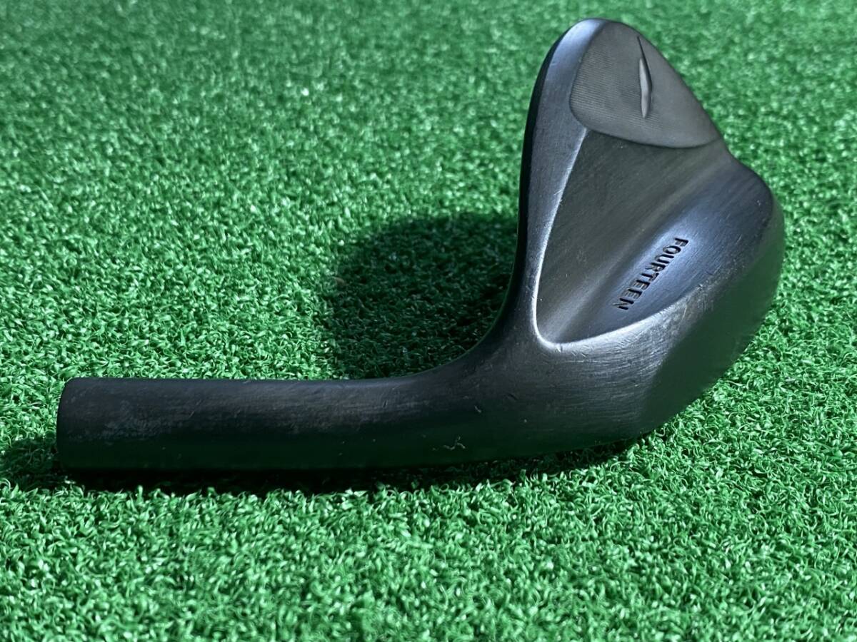 超美品! 工房限定品! 激スピン! クラフトフォーティーンGOLF CRAFT FOURTEEN F Wedge 52° 黒染めヘッド スパイン調整 MOI 工賃込!_画像5