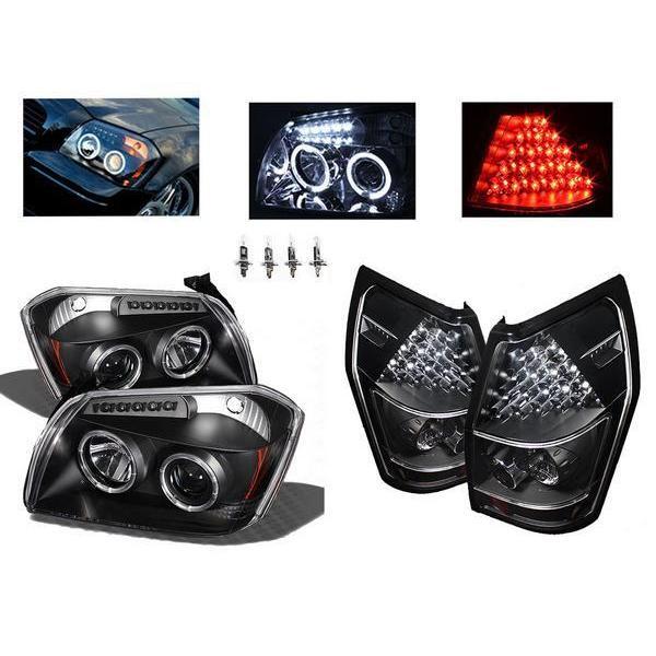 Dodge Magnum внутренний черный LED икаринг проектор передний передняя фара Япония свет ось specification LED задний фонарь левый и правый в комплекте включая доставку Dodge Magnum внутренний черный LED икаринг проектор передний передняя фара Япония свет ось specification LED задний фонарь левый и правый в комплекте включая доставку