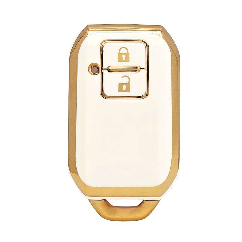 Suzuki igni лыжи покрытие белый 2 кнопка белый "умный" ключ чехол для ключей TPU производства дистанционный чехол для ключей