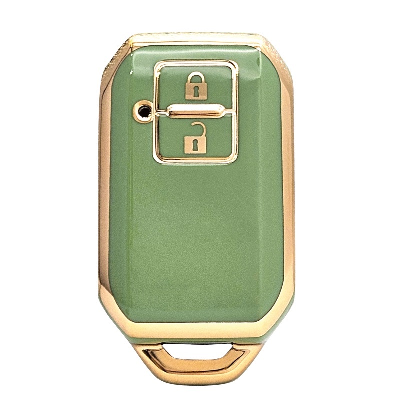 Suzuki Bandit ключ покрытие зеленый 2 кнопка зеленый "умный" ключ чехол для ключей TPU производства дистанционный чехол для ключей