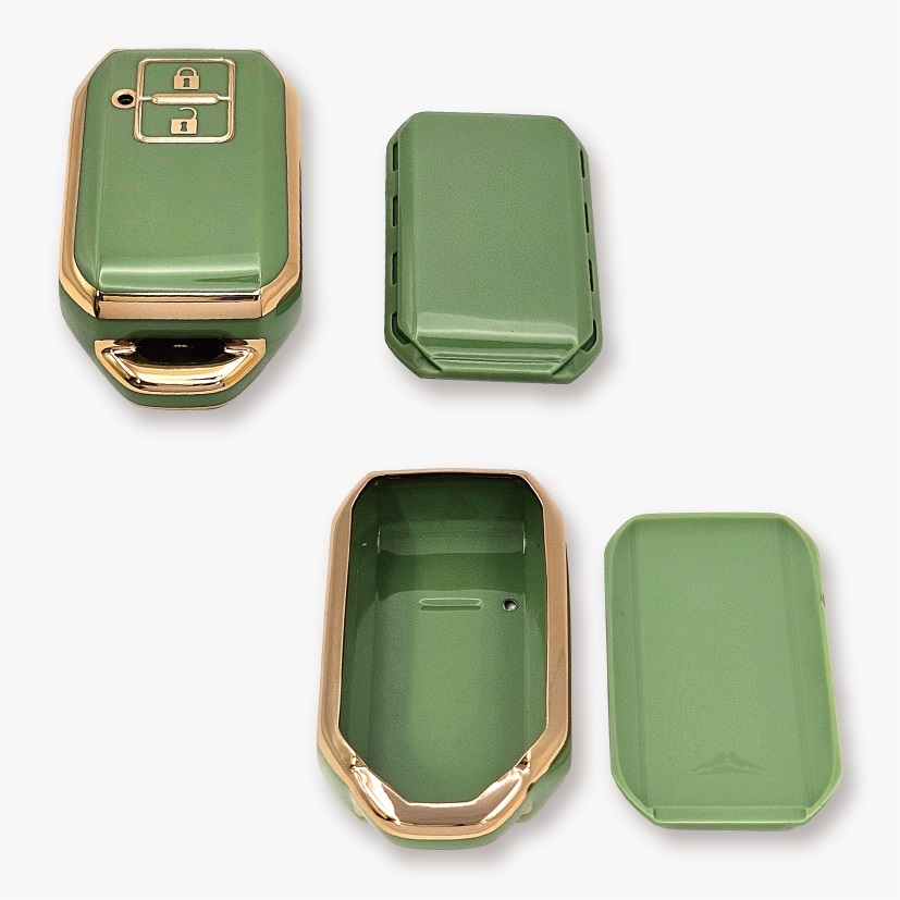 Suzuki Bandit ключ покрытие зеленый 2 кнопка зеленый "умный" ключ чехол для ключей TPU производства дистанционный чехол для ключей