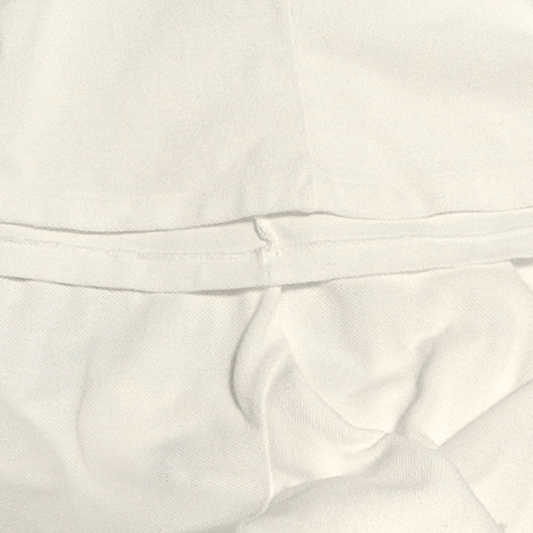 FRED PERRY Fred Perry 80's Англия производства Британия производства Old Vintage старый бирка короткий рукав Logo рубашка-поло белый / темно-синий 42 / M