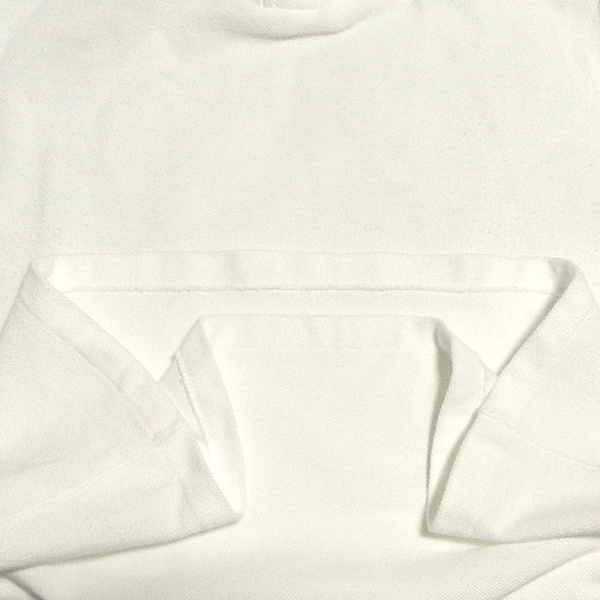 FRED PERRY Fred Perry 80's Англия производства Британия производства Old Vintage старый бирка короткий рукав Logo рубашка-поло белый / темно-синий 42 / M