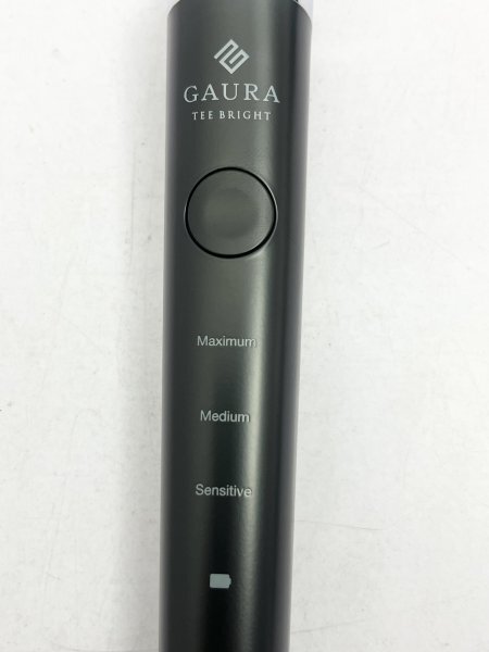 GAURA ガウラ LED付ホワイトニング 電動歯ブラシ TEE BRIGHT ブラック_画像2
