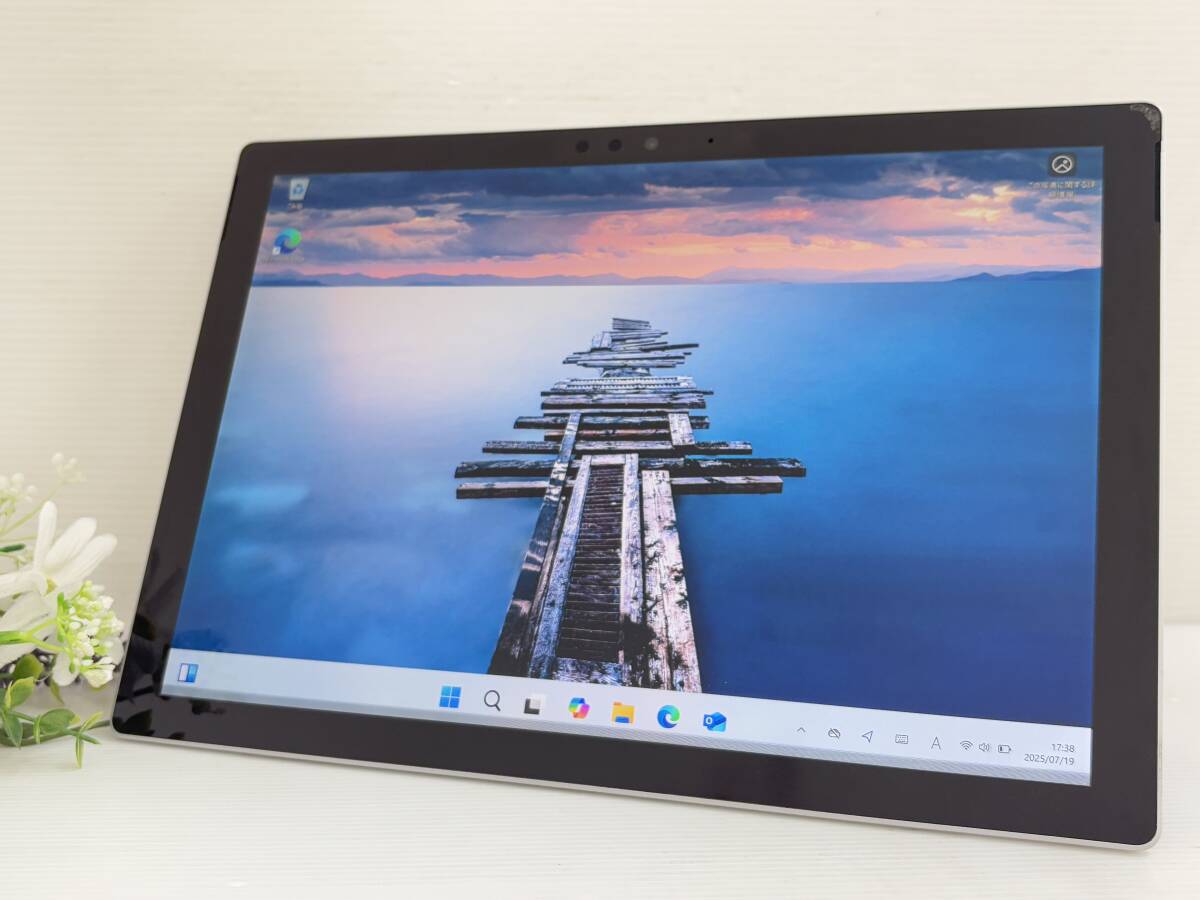 【バッテリー良好】Microsoft Surface Pro 5 model:1807『Corei5(7300U)2.6Ghz/RAM:8GB/SSD:256GB』12.3インチ LTE Win11※ジャンク扱い