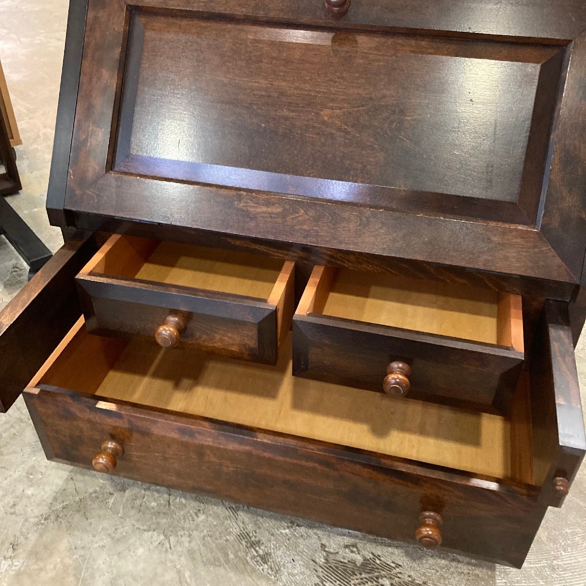  б/у * Matsumoto .. мебель * свет вид low свет стол стол мир современный выдвижной ящик немного повреждение есть 